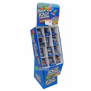 Pop Corrugated Cardboard Floor Display racks for Surpermarket products Promotion