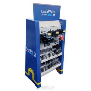 Peg Hook Cardboard Floor Display for electronics