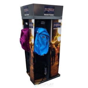Cardboard Hook Display Stand for Bags,Pallet Display