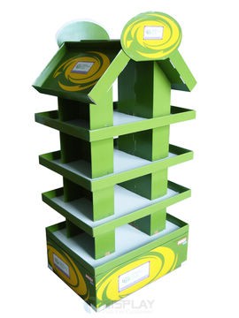 Printed Cardboard Display Standee/Rotating Peg Hook Display Stand