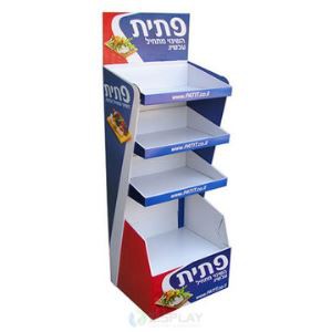 4 Paper Trays Display Stands Power Wing Sidekick Display Shelf
