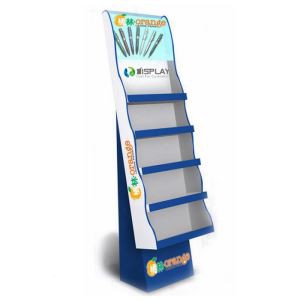 New Design Pens Cardboard Floor Display Stand