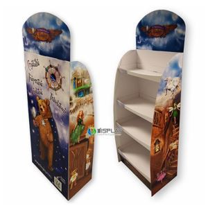 Cardboard Floor Display Racks Customised Pallet Display Stand