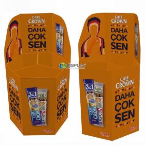 Printing Cardboard Paper Point of Sale Display Stand rack for Tea
