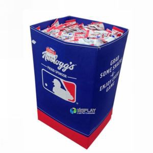 Corrugated Cardboard free standee dump bins for promotion