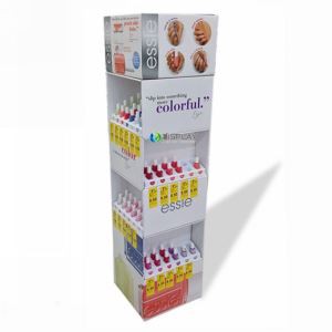 Promoting Cardboard Material nail polish Display Stand