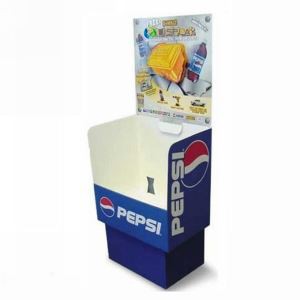 Customized Pop Cardboard Paper Display Stand For Store