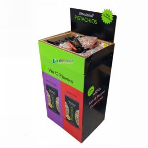New fashion Paper Cardbaord Advertising Dump Bin Display Stand Box