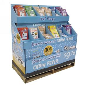 High Quality Cardboard Display Stand,Large Pallet Display Racks for Promotion