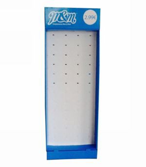 Cardboard Display Standee with Plastic Hooks, Paper Display Stand with Your Logo