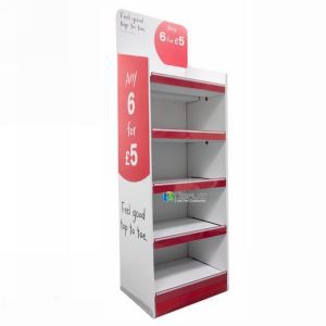 Supermarket Cardboard Display Rack, Cardoard Display Stand