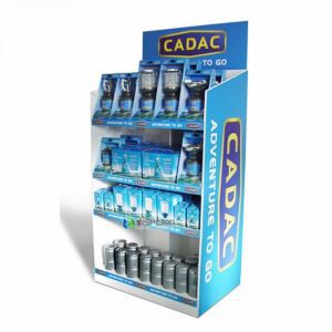 Advertising Paper Cardboard Corrugated Floor Display Unit