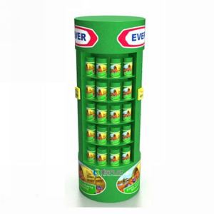 Cardboard Point of Sale Floor Display Stand with 5 Shelves