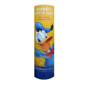 Customized Cardboard Folding Floor Totem Advertising Standee