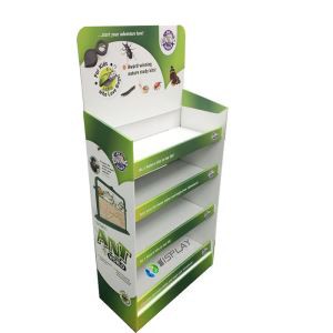 Custom Cardboard Heavy-duty  K5 Retail Floor Display - 4 Shelves