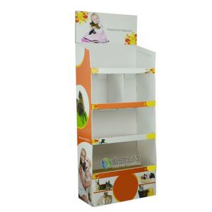 Custom cardboard Display Stand 3 Shelves