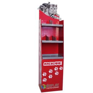 Custom design retail advertising floor display stand ​for pet foods
