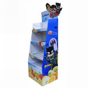 Paper Display Rack, Floor Display Stand, Promotion Cardboard Display Stand