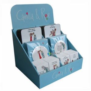 Retail products pop up shop cardboard counter display stand custom