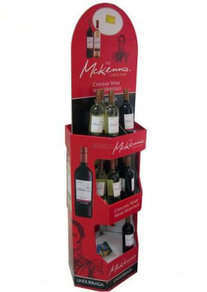 Personalized Cardboard Display Rack, Supermarket Shelf for Your Products