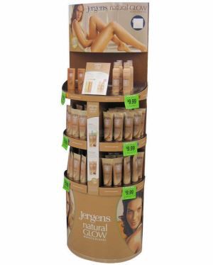 Floor Display Rack for Makeup Products