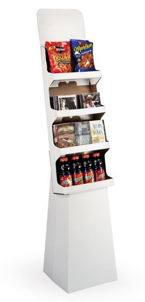 Custom High Quality Cardboard Book Display Stand