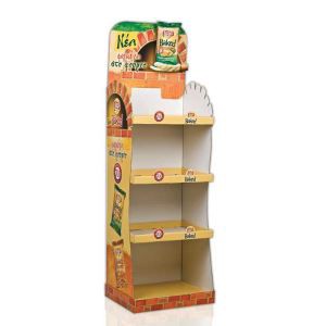 Point Of Sale Cardboard Shelves Display Stand For Lay's Potato Chips/ Chips/crisps