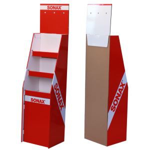 POP Cardboard Floor Advertising Cardboard Display Stand With Lcd Screen Cardboard Display Stand