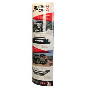 Paper Cardboard Standee Design, Portable Advertising Display, Promotional Cardboard Totem Display
