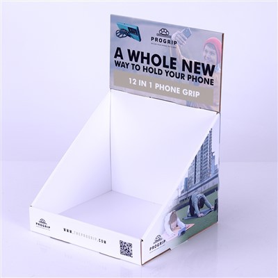 Portable Mobile Phone Shell /Holder Cardboard Display Box With Insert Hole