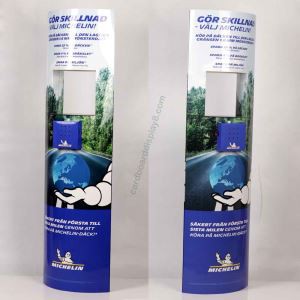 Pos Easy Fold Totem Display Stand Paper Lama Sound