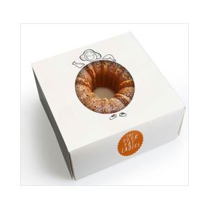 Pumkin Pie/donuts/ Birthday Cake/bread Square Packaging Box With A PCV Window