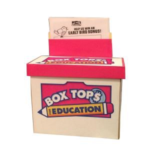 Recyclable Cardboard Children Education Donation Box Counter For Charity Use