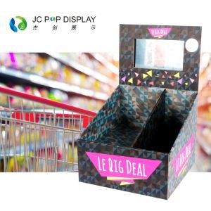 POP Cardboard counter Display with LCD Screen