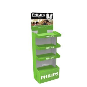 Retail Custom Environmental Friendly,Recyclable Cardboard Display Stand For Advertising Light Bulb