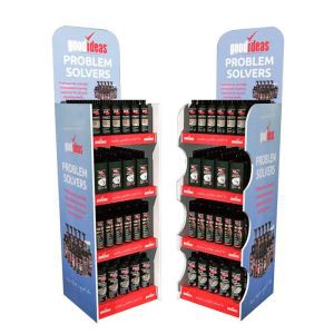 Retail Customized Cardboard Display Stand In Stores And Supermarket For Promoting Products