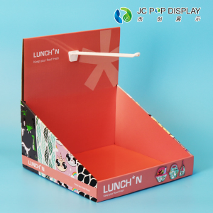 Retail Small Corrugated Cardboard Countertop Display PDQ Box Advertising Counter Top Cardboard Display Box