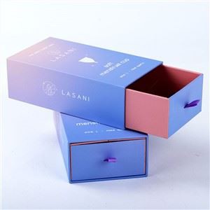 Rigid Cardboard Luxury Drawer Gift Box Soft Menstrual Cup Packaging Box Custom Logo