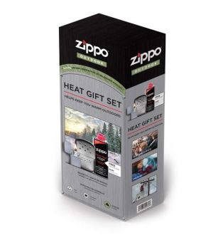 Rigid Cardboard Packaging Box For Zippo Heat Gift Set