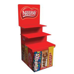 Shenzhen Supplier Factory Sale Cardboard Display Stand For Nestle