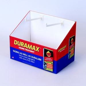 Shoe Polish Package Hooks Cardboard Display Case