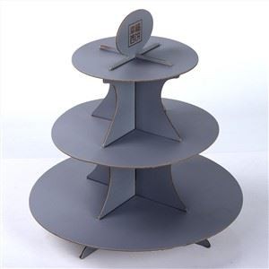Small Cake Corrugated Paper Display Recycled Material Cardboard Counter Display