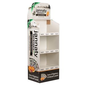 Supermarket Food Paper Display Shelf Customization