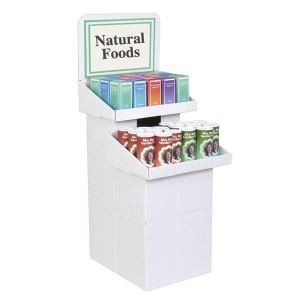 Supermarket Natural Food Display Floor Shelves