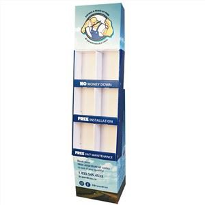 Cardboard Display Stands Corrugated Cardboard Display Tower For Magazine