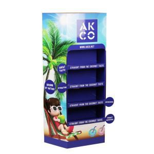 Supermarket Promotion Coconut Milk Display Shelf