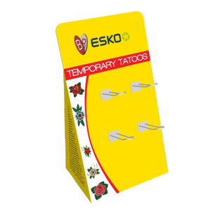 Supermarket/store/exhibitionpop Up Display Cardboard Counter Display Stands Display Hooks For Pegboard