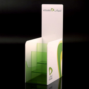 Supermatket product promotion acrylic countertop display stand