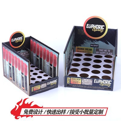 Tailor-made Retail Showcase Cardboard Display Box Insert Round Holes