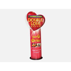 Target/Walmart Advertising POS Cardboard Buy One Get One Free Totem Custom Display For Promotional